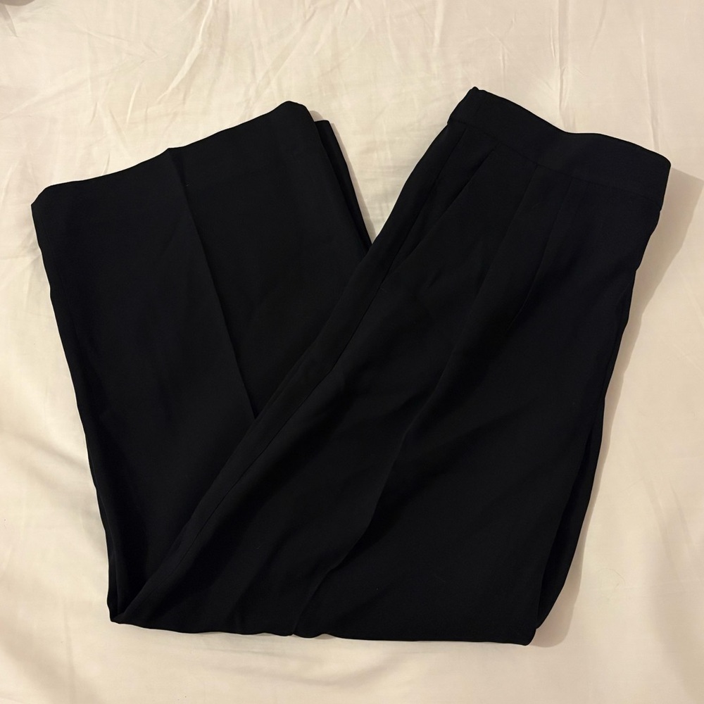 J. Crew Black Elastic Waist Dress Pants